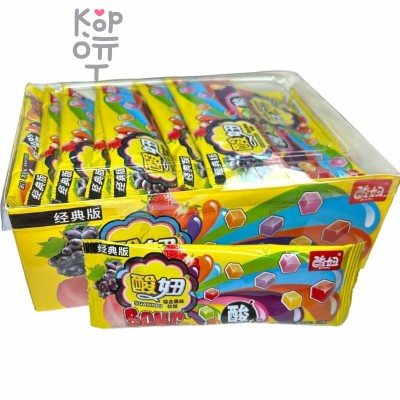 Жевательные конфеты Suanniu Sour Candy Кислятина с фруктовым вкусом