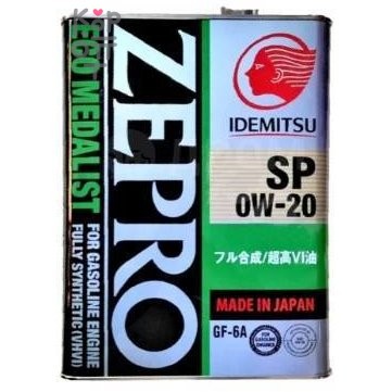 IDEMITSU ZEPRO ECO MEDALIST FS SP/GF-6A 0W20 - Моторное масло