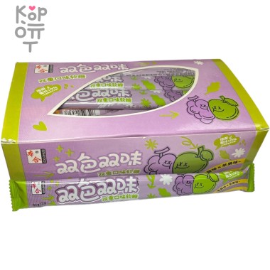 Жевательные конфеты Benhefood Candy Фруктовая любовь со вкусом Винограда и Яблока &mdash; Корейские товары для всей семьи(КорОпт)
