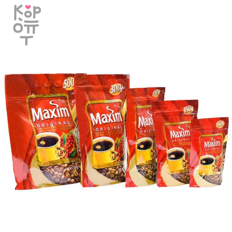 Кофе растворимый Maxim Original в коробке, купить с доставкой на дом фото 1 — Корейские товары для всей семьи(КорОпт)