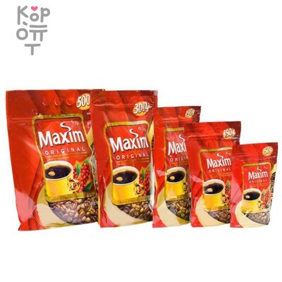 Maxim Original Кофе растворимый Кофе растворимый Maxim Original — продукт для выбора по вкусу и способу использования; в товаре выделяются: острый вкус и кислый вкус. В КорОпт можно подобрать свежие приходы азиатских продуктов с хорошим остаточным сроком годности и собрать заявку по вкусам для ассортимента.