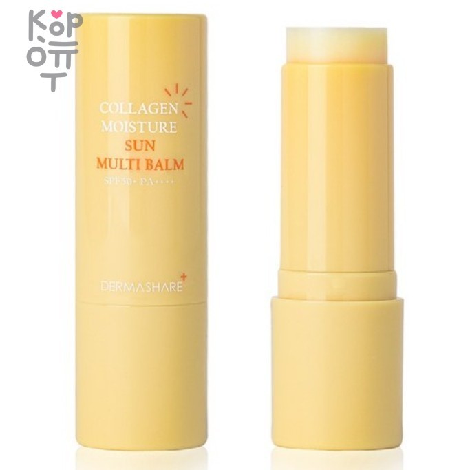 Dermashare Collagen Moisture Sun Multi Balm - Антивозрастной солнцезащитный стик с Коллагеном 11гр., купить с доставкой на дом фото 1 — Корейские товары для всей семьи(КорОпт)