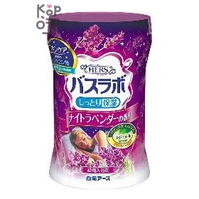 Hakugen Earth — HERS Bath Labo Moisturizing Bath Salt Lavender — увлажняющая соль для ванны с восстанавливающим эффектом и ароматом лаванды, 600 г