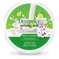 Deoproce Natural Skin Nourishing Cream, 100 г: Milk Cucumber, Cucumber, Snail