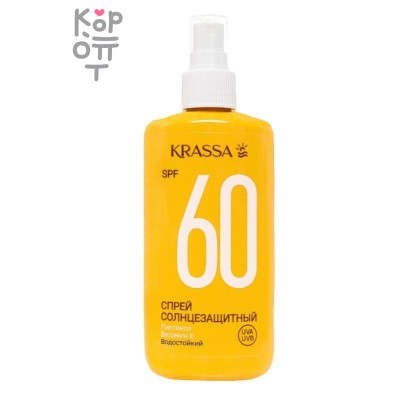 KRASSA солнцезащитный спрей SPF 60, 150 мл
