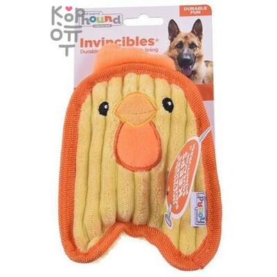 ОН игрушка для собак Invinc Mini Цыпленок 17 см без наполнителя