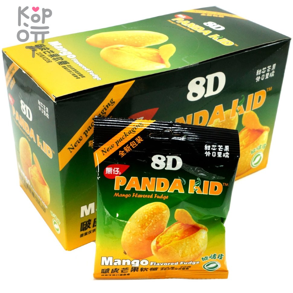 Мармеладки Panda KID 8D со вкусом Манго, купить с доставкой на дом фото 1 &mdash; Корейские товары для всей семьи(КорОпт)