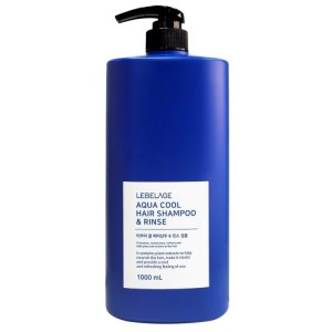 Lebelage Aqua Cool Hair Shampoo&amp;Rinse 2in1 - Мягкий освежающий шампунь-кондиционер с экстрактом мяты 2в1, 1000мл.