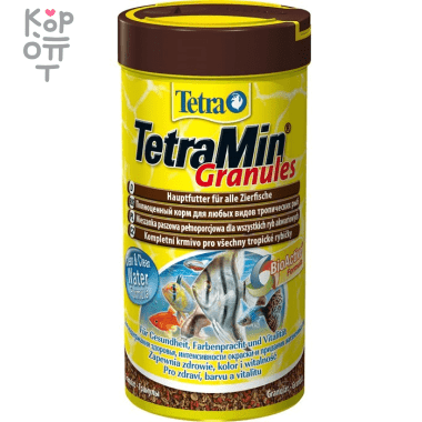 TetraMin Granules корм для всех видов рыб в гранулах 250 мл &mdash; Корейские товары для всей семьи(КорОпт)