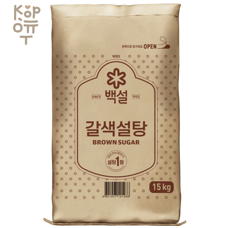 CJ Beksul - Сахар коричневый тростниковый 15кг. , купить с доставкой на дом фото 1 — Корейские товары для всей семьи(КорОпт)