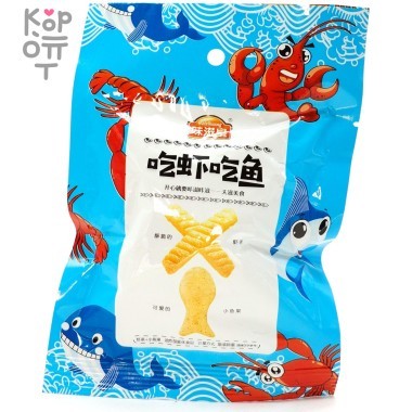 Чипсы Вкус императора Wei Zi Huang 味 滋 皇 - Чипсы Королевские креветки и рыба &mdash; Корейские товары для всей семьи(КорОпт)