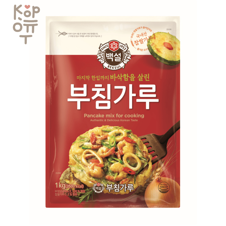 CJ Beksul Pancake Mix for Cooking - Мучная смесь для приготовления пиццы(не сладкая), 1кг*10шт., в коробке