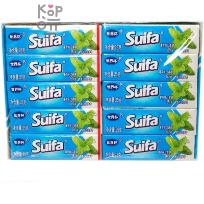 Жевательная резинка Suifa со вкусом Мяты, 25гр.