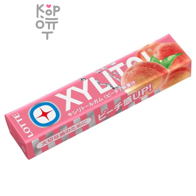 Lotte Xylitol - Резинка жевательная Персик 21гр.