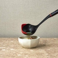 HappyCall Edge - Силиконовый Черпак с краевым сливом, 33 × 10,3 см