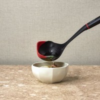 HappyCall Edge Силиконовый Черпак с краевым сливом, 33*10,3см.