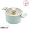 IH кастрюля HappyCall ADD Z Blanc Мята, купить с доставкой на дом фото 8 — Корейские товары для всей семьи(КорОпт)