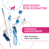 Petpark Игрушка дразнилка для кошек, Космическая 5 сменных наконечников с кошачьей мятой., купить с доставкой на дом фото 6 — Корейские товары для всей семьи(КорОпт)
