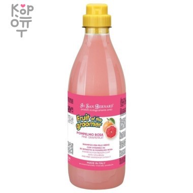 ISB Fruit of the Grommer Pink Grapefruit Шампунь для шерсти средней длины с витаминами 1 л — Корейские товары для всей семьи(КорОпт)