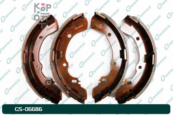 Колодки тормозные барабанные FN-6686 / K6686 MB500822 KASHIYAMA