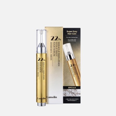 LAMELIN Miracle NMN+PDRN Two Shot Hair Serum 22 — Сыворотка для волос с NMN и PDRN, 15 граммов