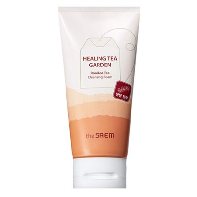 The Saem Healing Tea Garden Rooibos Tea Cleansing Foam — Пенка для умывания с экстрактом чая ройбуш, 150 миллилитров