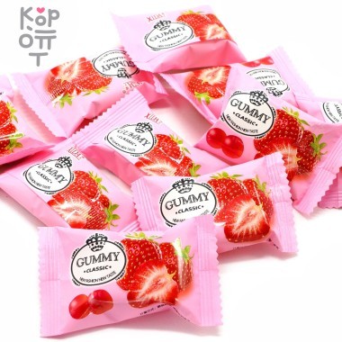 Мармелад Gummy со вкусом спелой клубники, 2,5кг &mdash; Корейские товары для всей семьи(КорОпт)