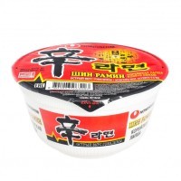 NONGSHIM Shin Cup Лапша сублимированная Шин Рамен, острая с говядиной, стакан, 86 г