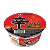 NONGSHIM Shin Cup Лапша сублимированная Шин Рамен, острая с говядиной, стакан, 86 г