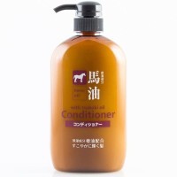 Kumano Cosme Station Horse Oil Balm - Бальзам-ополаскиватель для волос увлажняющий с лошадиным маслом и маслом камелии