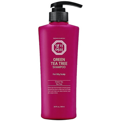 Daeng Gi Meo Ri Green Tea Tree Shampoo - Шампунь для жирной кожи головы с Чайным Деревом, 500 мл