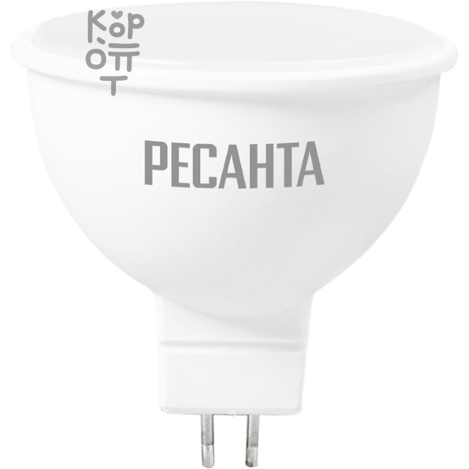 Лампа светодиодная Ресанта LL-R-MR16-7W-230-3K-GU5.3