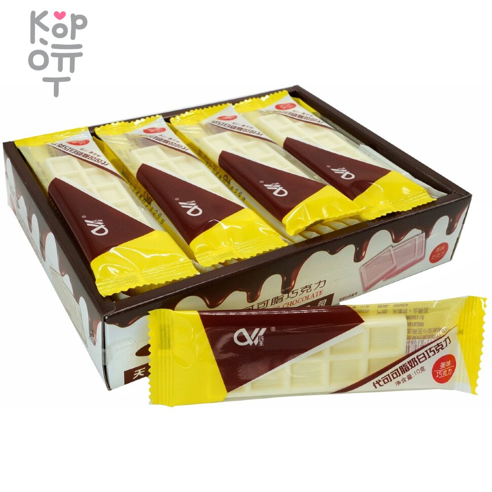 Конфеты шоколадные Cocoa Butter Chocolate, белый шоколад, купить с доставкой на дом фото 1 &mdash; Корейские товары для всей семьи(КорОпт)