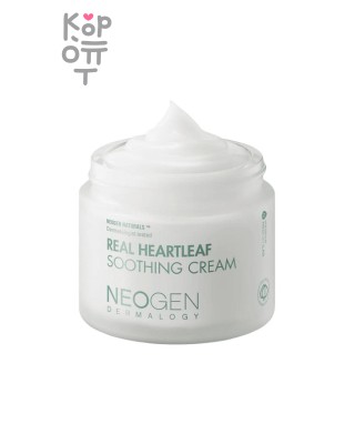 Neogen Dermalogy Dermalogy Real Heartleaf Soothing Cream - Успокаивающий крем от сухости с хауттюйнией 80 г