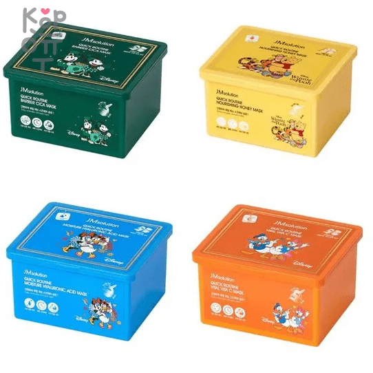 JMsolution Disney Quick Routine Mask - Экспресс-маски для лица 350мл./30шт. фото 1 &mdash; Корейские товары для всей семьи(КорОпт)