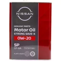 NISSAN STRONG SAVE X 0W20 SP - Моторное масло для бензиновых двигателей 4л.