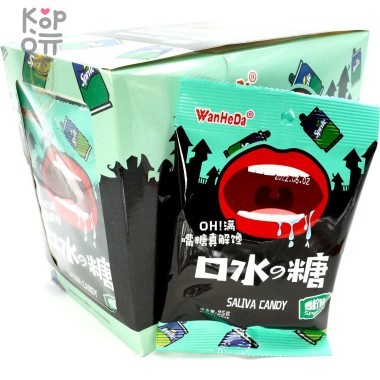 Кислая карамель WanHeDa Saliva Candy - со вкусом Спрайта — Корейские товары для всей семьи(КорОпт)
