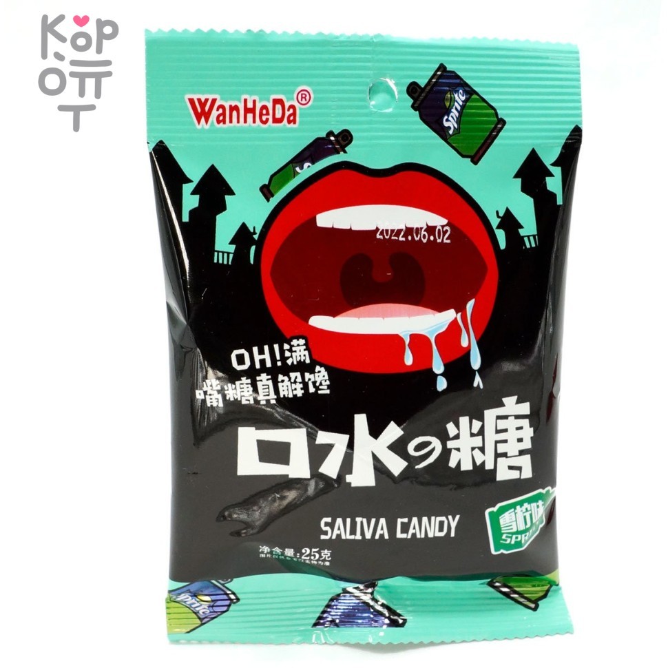 Кислая карамель WanHeDa Saliva Candy - со вкусом Спрайта по цене 40 руб ...