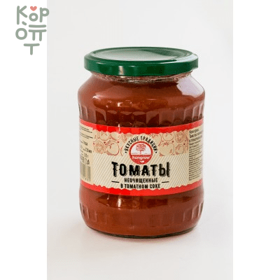 Томаты неочищенные в томатном соке, Hungrow, 680гр., купить с доставкой на дом фото 1 — Корейские товары для всей семьи(КорОпт)
