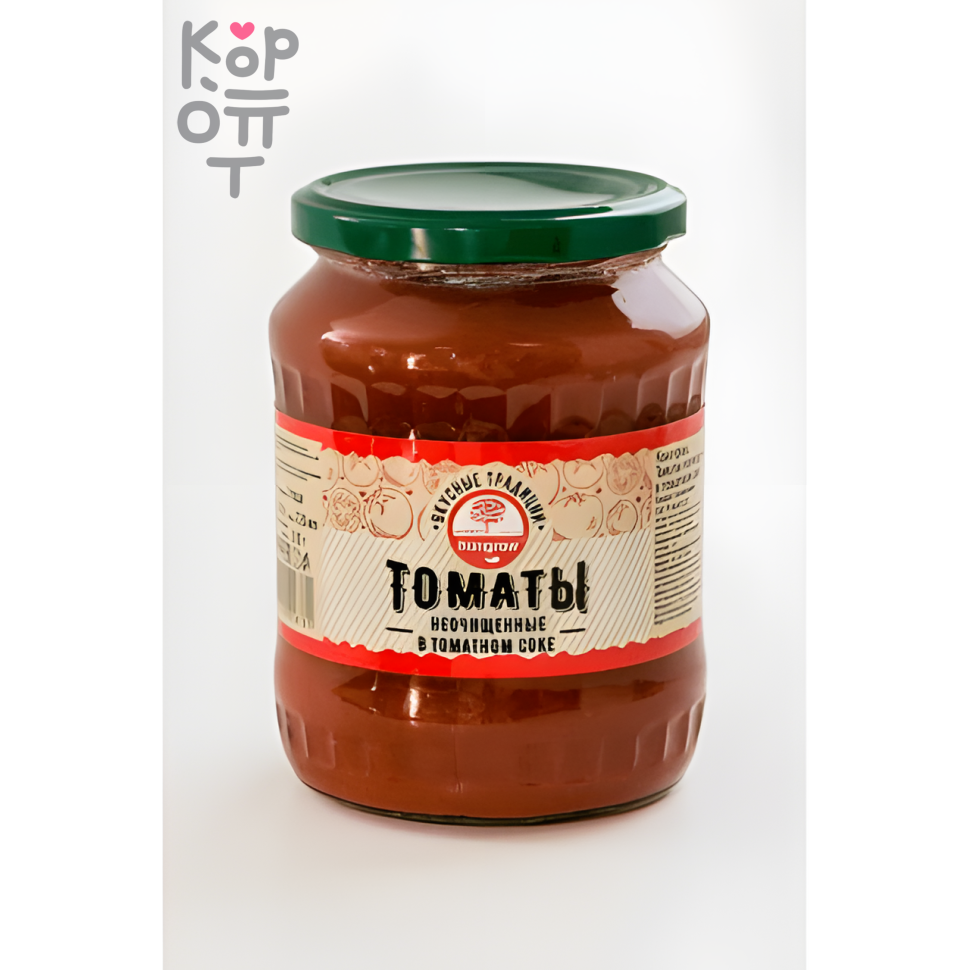 Томаты неочищенные в томатном соке, Hungrow, 680гр.