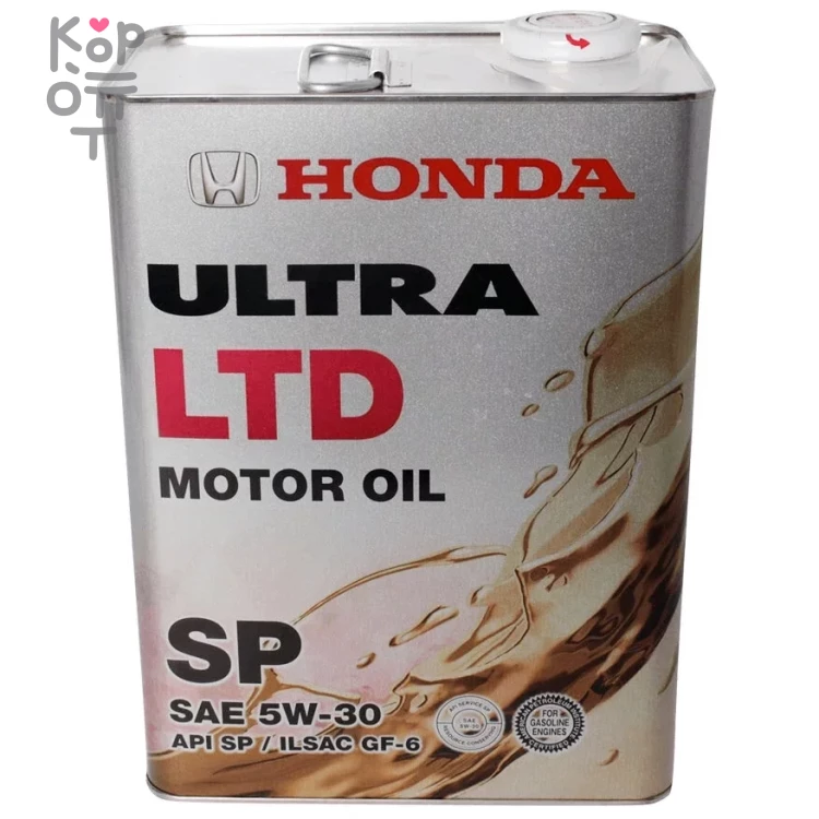 HONDA Ultra Motor Oil LTD 5W30 SP - Моторное масло для бензиновых двигателей  — Корейские товары для всей семьи(КорОпт)