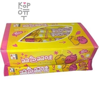 Жевательные конфеты Benhefood Candy Фруктовая любовь со вкусом Манго и Клубники