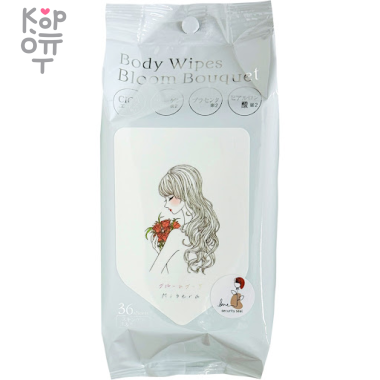 MISERA Освежающие влажные салфетки с ароматом Цветущего Букета 36шт. — Корейские товары для всей семьи(КорОпт)