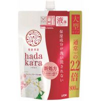 LION Hadakara Body Soap Floral Bouquet Fragrance - Увлажняющее мыло для тела с ароматом цветочного букета