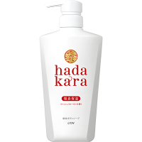 LION Hadakara Body Soap Floral Bouquet Fragrance - Увлажняющее мыло для тела с ароматом цветочного букета