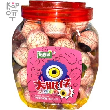 Мармелад Baisenyuan EYeBalls Глаза, заполненный фруктовым джемом &mdash; Корейские товары для всей семьи(КорОпт)