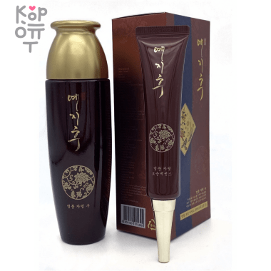 Bergamo Yezihu Skin Toner + Yezihu Moisture Essence - Тонер + эссенция с экстрактом красного Женьшеня, 150мл. + 40мл.  — Корейские товары для всей семьи(КорОпт)