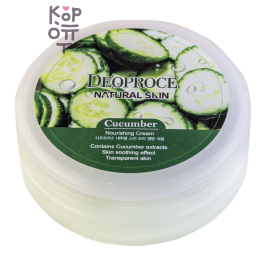 DEOPROCE — Natural Skin Cucumber Nourishing Cream — питательный крем для лица и тела с экстрактом огурца, 100 г