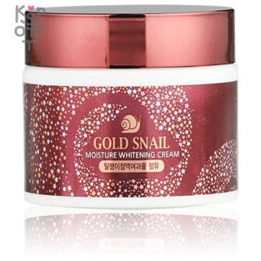 Enough Gold Snail Moisture Whitening Cream - Омолаживающий крем для лица с муцином улитки, 50мл. &mdash; Корейские товары для всей семьи(КорОпт)