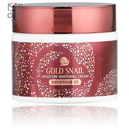 Enough Gold Snail Moisture Whitening Cream - Омолаживающий крем для лица с муцином улитки, 50мл., купить с доставкой на дом фото 1 &mdash; Корейские товары для всей семьи(КорОпт)